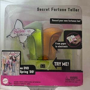 Barbie Diaries Secret Fortune Teller Interactive NEW Toy Game